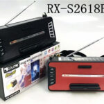 RX-S2618BTS Rechargeable radio blue tooth speaker with USB / SD / TF / Mp3 player with Golon Lightweight Portable Player