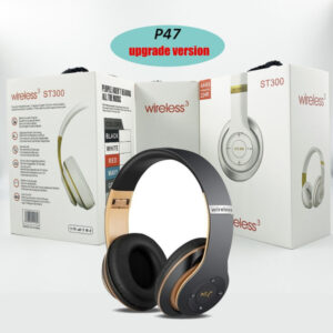 ST 300 /P47Bluetooth Headphones Wireless Bluetooth 5.0 Heavy Bass Stereo Folding Auriculares with Mic
