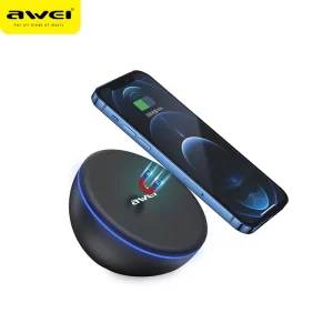 awei W11 Magnetic Wireless Charger Qi Fast Charging 10w Support QC3.0 PD For Smart Phones