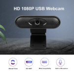 HD 1080P Web Camera Manual Focus USB Webcam Computer Camera Built-in Microphone Drive-free Camera