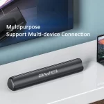 Awei Y333 Portable Speaker Waterproof TWS HiFi Heavy Bass Stereo Sound Wireless Speaker Supports Hands Free Call