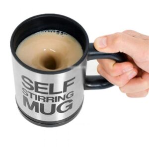 SELF STIRRING MUG YD-001 Stainless Steel Coffee Mug (250 ml)