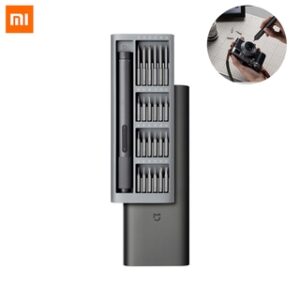 Xiaomi Mijia Electric Screwdriver Manual Automatic Power Tools Integrated Wireless Rechargeable Screwdrivers Daily Use Screwdriver Kit Household Accessories Magnetic Aluminum Box Home Kit