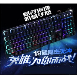 Keyboard Mechanical Warrior JUEXIE X800 Rainbow Gaming Backlight